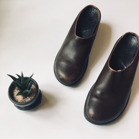 Dansko Shoes - Solvei by Dansko leather clogs